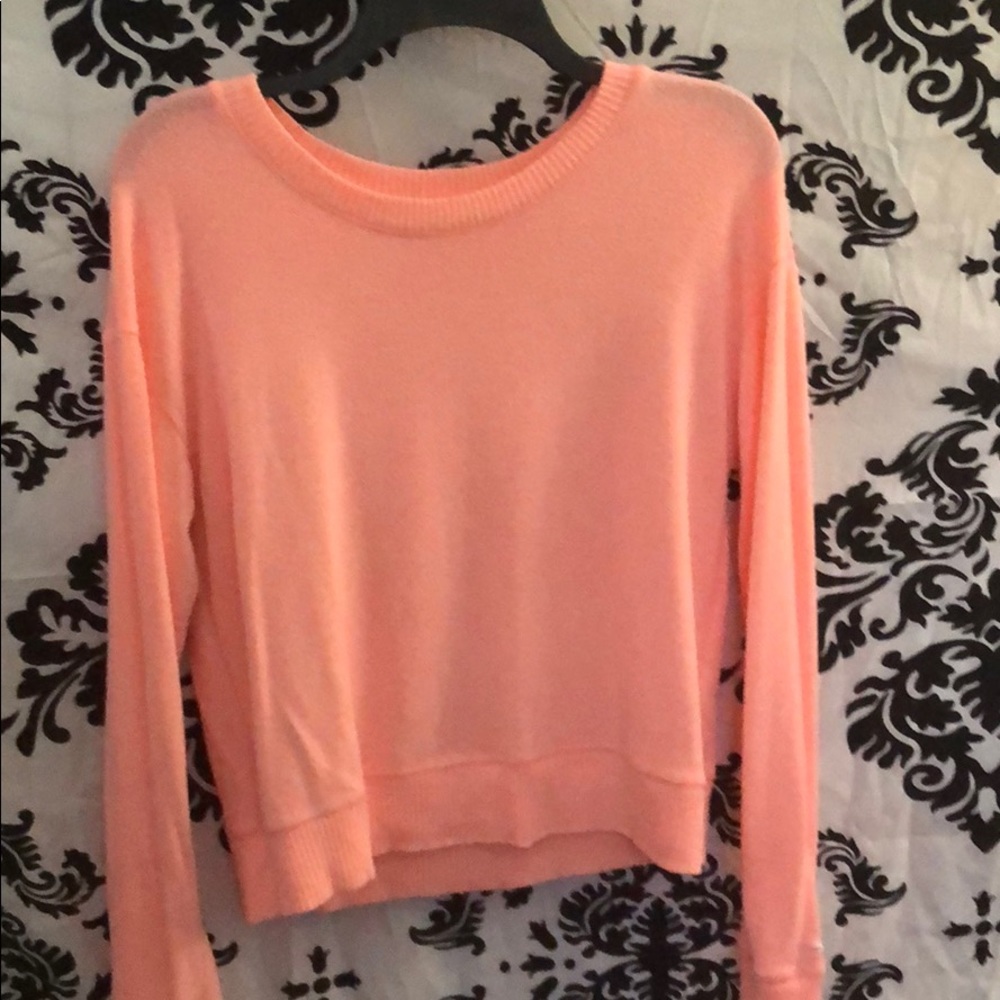 Peach Hollister sweater